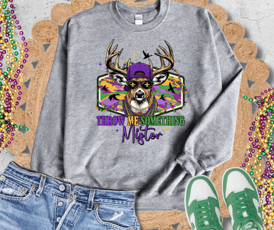 Throw Me Something Mister Sweatshirt or Tee - Tees - The Red Rival