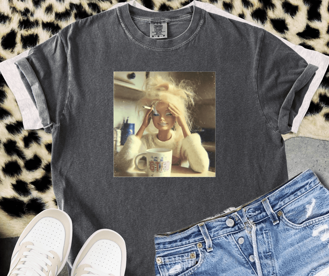 Tired Doll Mom Pepper Tee - Graphic Tee - The Red Rival