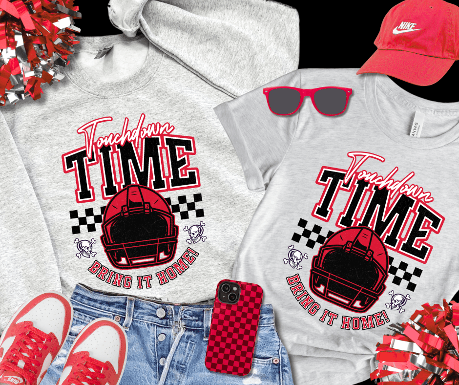 Touchdown Time Bring It Home Ash Tee or Sweatshirt - Wholesale - The Red Rival