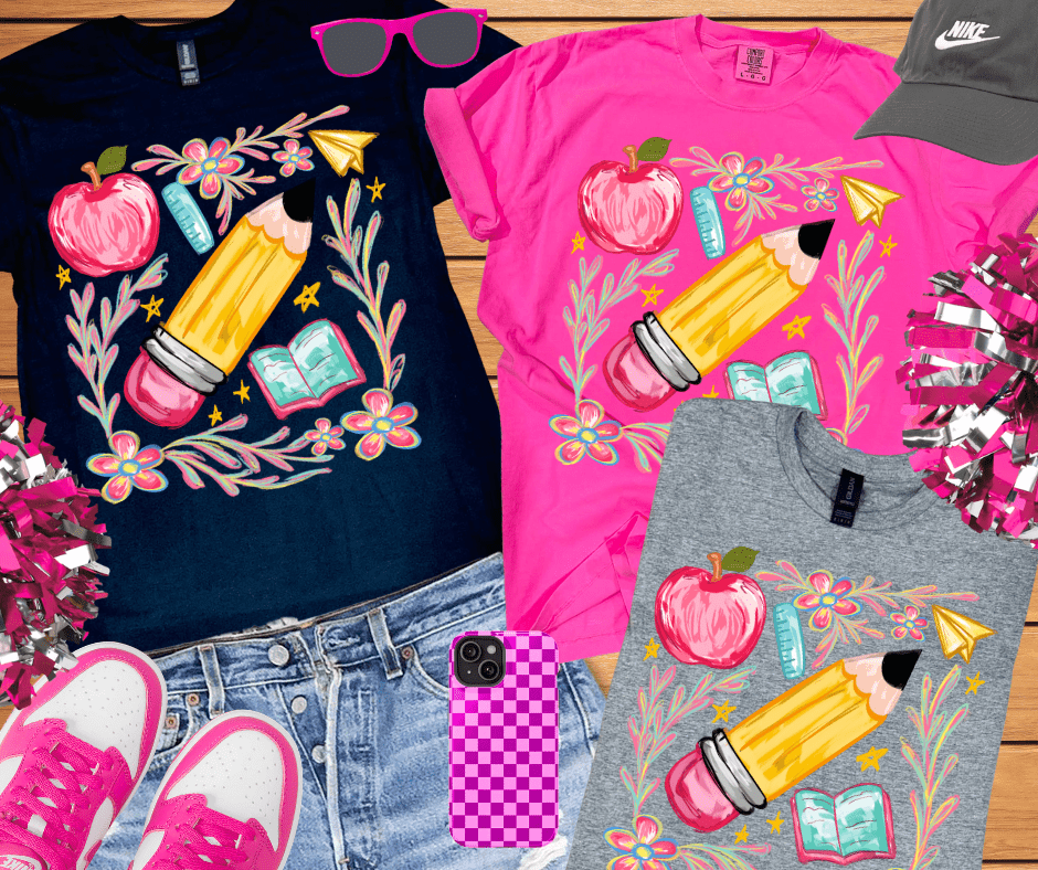 Watercolor Pencil Collage - Tees - The Red Rival