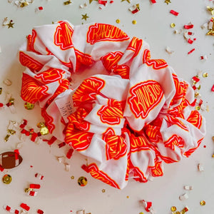 White Kingdom Oversized Scrunchy - Apparel & Accessories - The Red Rival
