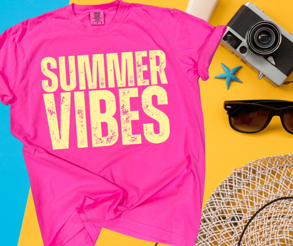 Yellow Summer Vibes - Graphic Tee - The Red Rival