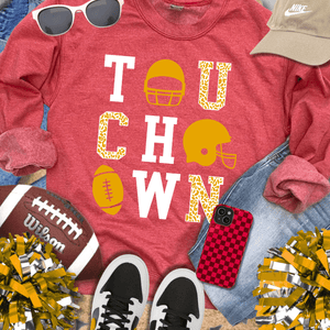 Yellow Touchdown Tee or Sweatshirt - Wholesale - The Red Rival