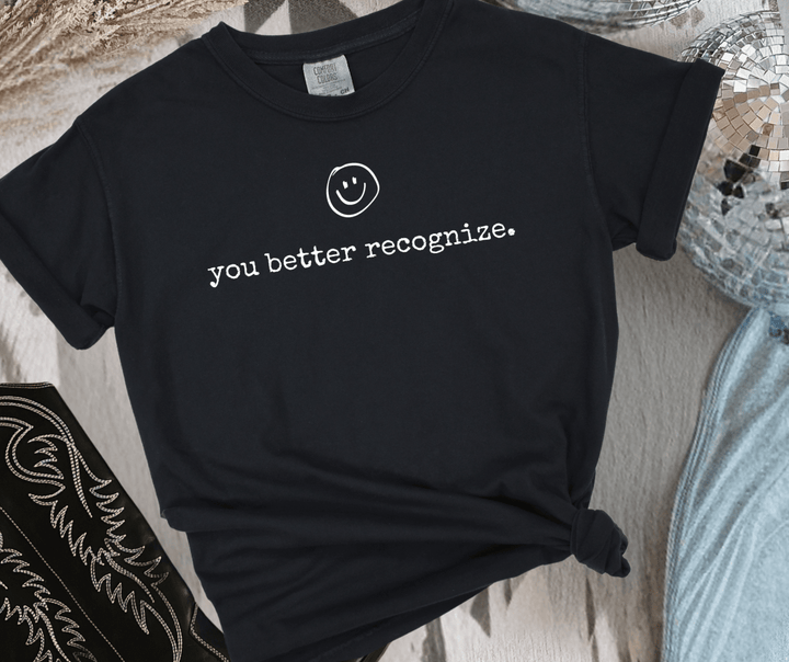 you better recognize. (Choose your tee color) - Graphic Tee - The Red Rival