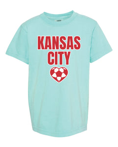 Kansas City Women's Soccer HEART Mint Tee - Apparel & Accessories - The Red Rival