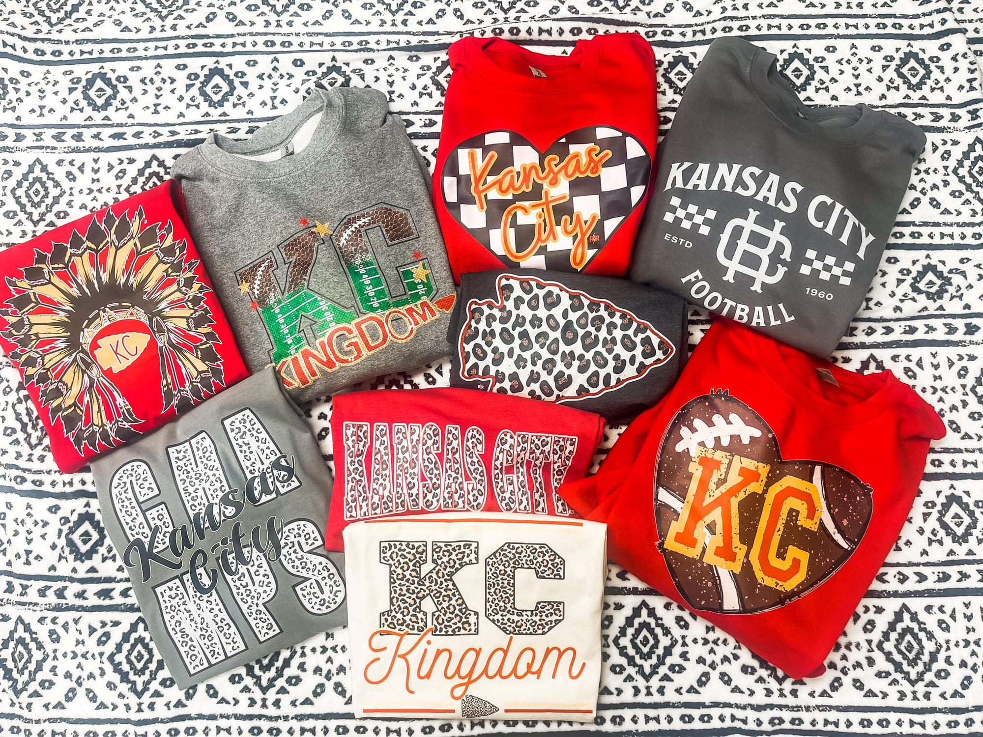 ❗️❗️Mystery KC Football TEE & Sweatshirt Sale 🔥 - Apparel & Accessories - The Red Rival