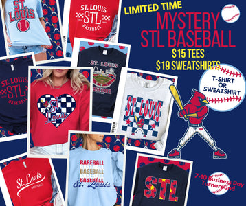 ⚾️⚾️⚾️Mystery ST. LOUIS BASEBALL Tee or Sweatshirt Sale⚾️⚾️⚾️ - Apparel & Accessories - The Red Rival