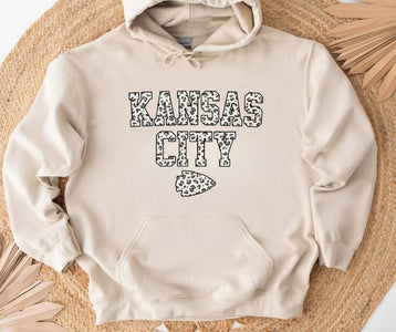 White Leopard Kansas City Tan Hoodie - Wholesale - The Red Rival